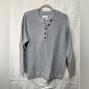 Aerie Waffle Knit Henley Sweater‎ Long Sleeve | XS